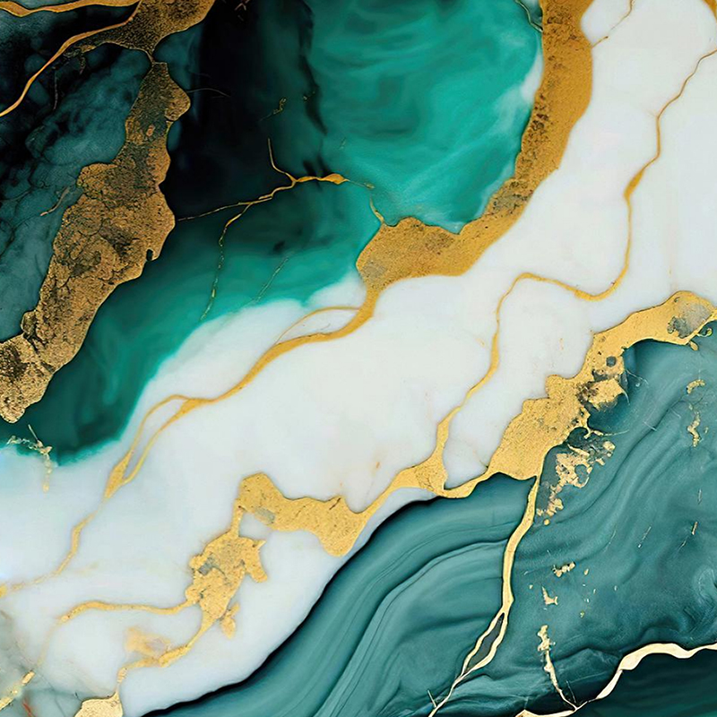 Emerald Gold Vein TV-tausta 3D-siirtofilmi